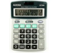 Aurora DT398 Semi Desktop Calculator (Stylish Executive Model), grey
