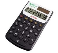 Aurora EC101 EcoCalc Handheld Calculator Recycled