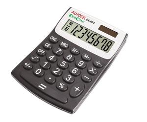 Aurora EC404 EcoCalc Calculator (Made From Recycled Plastic),Black