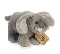 Aurora? Eco-Friendly Eco Nation? Elephant Stuffed Animal - Environmental Consciousness - Recycled Materials - Gray 10.5 Inches