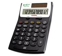Aurora Ecocalc Ec505 12-Digit Desktop Calculator - Black