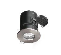 Aurora EFD 240V IP65 GU10 Downlight - Satin Nickel - EN-FD103SN