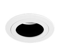 Aurora EN-DLM611MW EDLM GU10 Fixed IP20 Black Baffled Aluminium Downlight Matt White