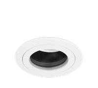 Aurora EN-DLM613MW EDLM GU10 Fixed IP65 Black Baffled Aluminium Downlight Matt White