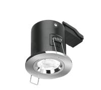 Aurora EN-FD101PC EFD GU10 Fixed Lock Ring Aluminium Fire-Rated Downlight - Polished Chrome