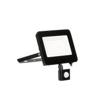 Aurora EN-FLV50P/40 50W VelaPIR LED IP65 Adjustable Floodlight PIR Black Cool White 4000K