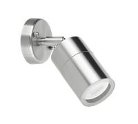 Aurora EN-WL1SS 240V GU10 IP44 Stainless Steel Adjustable Wall Light