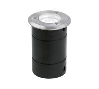 Aurora EN-WU021SS GU10/MR16 IP65 S/S 304 Round Walk-Over Uplight with Clear & Frosted Glass