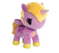 Aurora Enchanting Tokidoki Flower Power Orchid Unicorno Stuffed Animal - Bright & Colorful Design - Showpiece Plush - Purple 7.5 Inches
