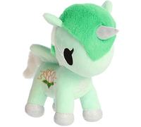 Aurora® Enchanting ©Tokidoki Flower Power Water Lily Unicorno Stuffed Animal - Bright & Colorful Design - Showpiece Plush - Green 7.5 Inches