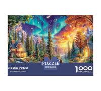 Aurora Fantasy 1000 Piece Adults Puzzle Kids Age Games Puzzle Game Unique Gifts Challenge High Difficulty 38x26cm/1000pcs