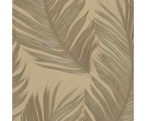 Aurora Feather Wallpaper Vinyl Textured Gold Erismann 10516-30 Living Dining