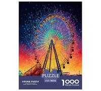 Aurora Ferris Rad Puzzle 1000 Teile Schwer Puzzle Spielzeug Lernspiel Impossible Herausforderungsspielzeug Für Erwachsene Und Kinder Ab 14 Jahren 38x26cm/1000pcs