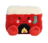 Aurora Festive Palm Pals Cozy Fireplace Stuffed Animal - Pocket-Sized Play - Collectable Fun - Red 5 Inches