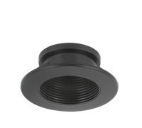 Aurora Fixed Matt Black IP65 Bezel For AU-R6CWSBF - AU-R6BFBZMB