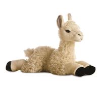 Aurora 12281 12-inch Flopsie Teddy Llama - Cream and Black