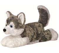 Aurora Flopsies Shadow Huskey 12 Inch Soft Toy