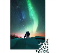 Aurora Galaxy Explorers 1000-Piece Puzzle for Adults, 38x26cm/1000pcs, Easy to Revisit Throughout The Week; White Card Pieces for Tidy Handling