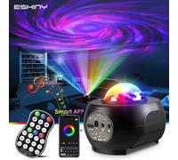 Aurora Galaxy Rotation APP Sky Projection DJ Disco Party Light Green Laser Star Night Dreamy Birthday Christmas Atmosphere F23D3 black