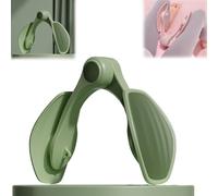 Aurora Glaze Pelvic Floor Trainer, 2025 Upgraded - Anti-Slip Thigh Master with LED & Resistance Band, Adjustable Inner Thigh Toner for Postpartum Recovery, Home Gym Hip Kegel Exerciser