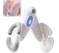 Aurora Glaze Pelvic Floor Trainer, 2025 Upgraded - Anti-Slip Thigh Master with LED & Resistance Band, Adjustable Inner Thigh Toner for Postpartum Recovery, Home Gym Hip Kegel Exerciser