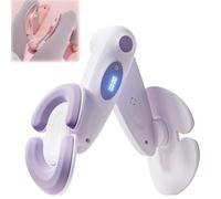 Aurora Glaze Pelvic Floor Trainer, 2025 Upgraded - Anti-Slip Thigh Master with LED & Resistance Band, Adjustable Inner Thigh Toner for Postpartum Recovery, Home Gym Hip Kegel Exerciser