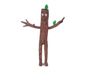 Aurora Gruffalo, Official Merchandise, 60573, The Stick Man, Soft Toy, Brown, 15 cm