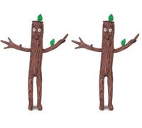AURORA Gruffalo, Official Merchandise, 60573, The Stick Man, Soft Toy, Brown, 15 cm (Pack of 2)