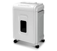 Aurora High-Security 8-Sheet Micro-Cut Paper, CD/DVD and Credit Card Shredder, White/Gray
