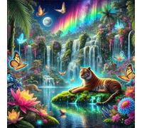 Aurora Jungle 90 Piece Jigsaw Puzzles for Adults and Kids, Impossible Puzzle, Jigsaws 90 pieces for adults Gifts, Difficult jigsaw puzzles for The Whole Family