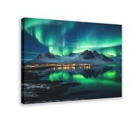 Aurora Landscape Poster Canvas Poster Bedroom Decor Landscape Office Room Decor Gift 24x36inch(60x90cm)