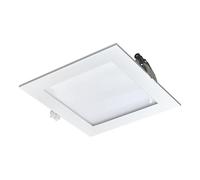 Aurora LED Square Downlight 12W 4000K Low Profile White Bezel 1100lm AU-DL10312/40