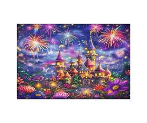 Aurora Magical Castles 1000 Piece Complete Jigsaw Puzzle Set Teens Beginners Educational Challenge Puzzle Fans Group Play Anniversary Quality Material 1000 PCS