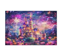 Aurora Magical Castles 1000 Piece Premium Jigsaw Puzzle For Men Educational Decompression Adults Anxiety Memory Care Mothers Valentines Premium Cardboard 1000 PCS