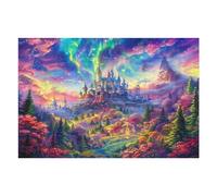 Aurora Magical Castles 1000 Pieces Classic Jigsaw Puzzle Puzzle for Adults Concentration Training Wall Art Mental Exercise Halloween Premium Cardboard 1000 PCS