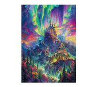 Aurora Magical Castles 300 Piece Jigsaw Puzzle for Adults Teens Entryway Decor Welcome Art Colourful Design Great Gift for Newlyweds 300 PCS
