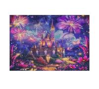 Aurora Magical Castles 300 Pieces Premium Jigsaw Puzzle Adult Jigsaws Educational Challenge Mental Exercise Wall Art Winter Thick Cardboard 300 PCS
