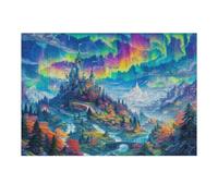 Aurora Magical Castles 300 Pieces Set Classic Jigsaw Puzzle Couple Puzzle Partners Mind Relaxation Wall Decor Easter New Year Premium Cardboard 300 PCS