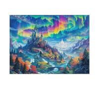 Aurora Magical Castles 500 Pcs Jigsaw Puzzle Bundle Family Puzzle Lovers Fun Family Game Mindful Activity Spring Gift Precision Cut Cardboard 500 PCS
