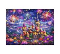 Aurora Magical Castles 500 Piece Complete DIY Jigsaw Puzzle Collectors Mind Relaxation Educational Decorative Puzzle Gifts for Adults Wooden Cardboard 500 PCS