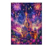 Aurora Magical Castles 500 Piece Jigsaw Puzzle Pack Teens Beginners Cognitive Development Puzzle Fans Group Play High-grade Rigid Cardboard 500 PCS