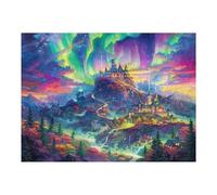 Aurora Magical Castles 500 Pieces Jigsaw Puzzles For Men Educational Decompression Adults Anxiety Memory Care Mothers Valentines Gift Durable Cardboard 500 PCS