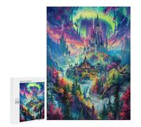 Aurora Magical Castles 500Pc Jigsaw Puzzles Adults KidsJigsaws Weekend Craft Activity Parent-Child Bonding Vibrant Design Perfect Festival Gift 500 PCS