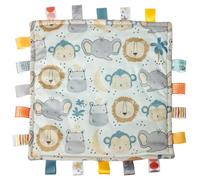 Aurora Mary Meyer,41526M, Taggies Baby Lovey Security Blanket with Sensory Tags Original Comfy, 12 x 12-Inches, Jungle