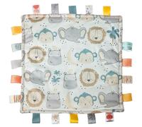 Mary Meyer,41526M, Taggies Baby Lovey Security Blanket with Sensory Tags Original Comfy, 12 x 12-Inches, Jungle