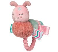 Mary Meyer,41650M, Taggies Soft Baby Rattle with Soothing Teething Ring and Sensory Tags, 6-Inches, Camilla Caterpillar