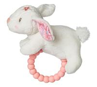 Mary Meyer,44680M, Baby Rattle Soft with Soothing Teething Ring, 6-Inches, Bella Bunny