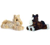 Aurora - Mini Flopsie - 8" Clydes and 8" Caramel Horse, Multicolor Bundle Set of 2