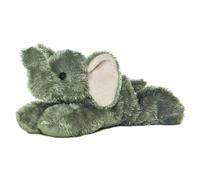 Aurora Mini Flopsies Plush - Ellie Elephant 8In in Grey Aurora Grey