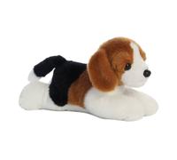 Aurora, 31185, Mini Flopsies Homer Beagle, 8In, Soft Toy, (Black, Bown, White)